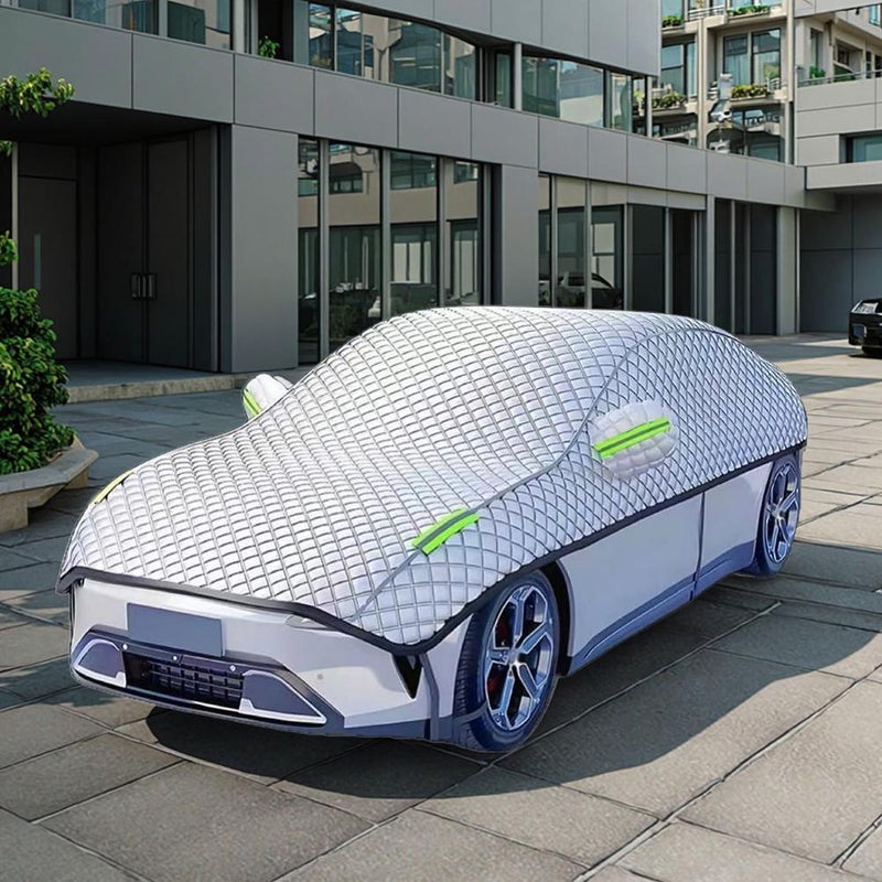 Car Heat Insulation Cover,Car Windshield Cover Used for Windproof Waterproof Windshield Cover for Ice and Snow, All-Season Versatility Universal Fit Suv/Truck/Sedan - Image 3